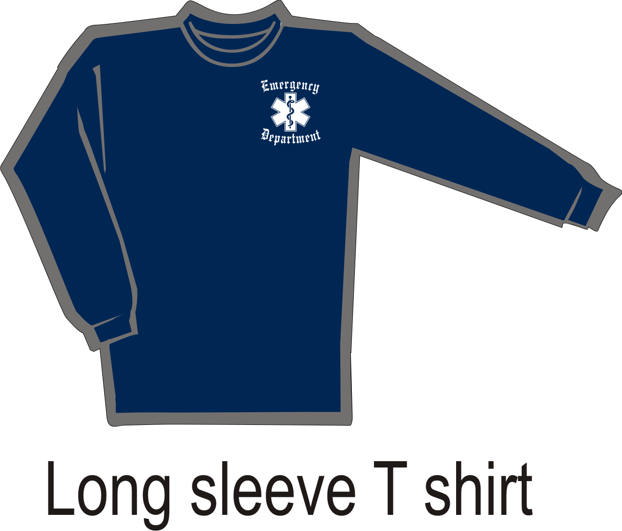 Long Sleeve T-shirt Clipart