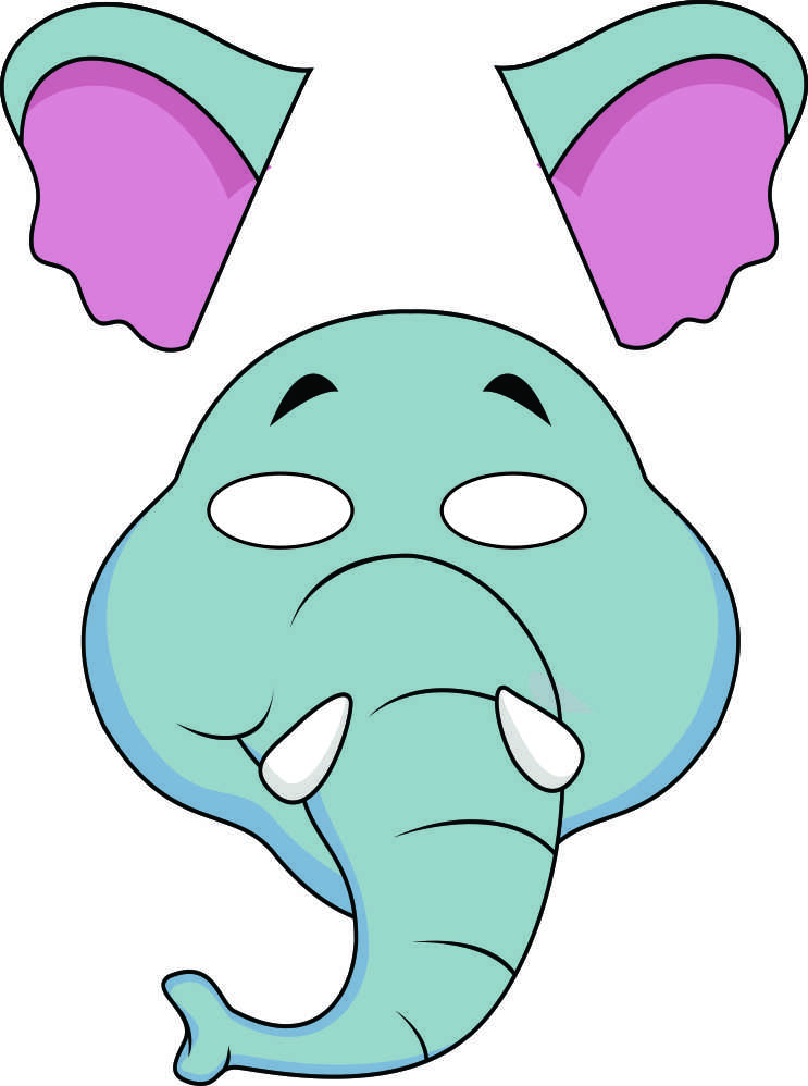 Face Mask Of Elephant ClipArt Best face-mask-of-elephant-clipart-best