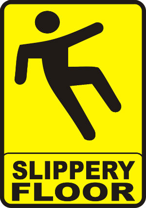 Slip And Fall Sign - ClipArt Best