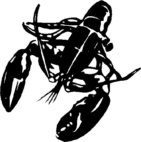 Vector black and white lobster_Vectors Download | Crazy Free vector.