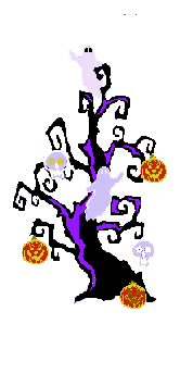 SkullBlossom: Free Web Graphics and Clipart: Animated Spooky Tree ...