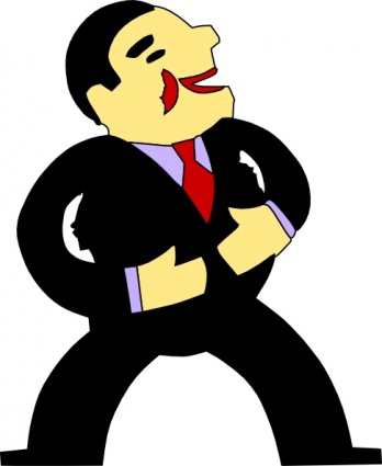 Cartoon Man Wearing Suit Tie clip art vector, free vector images ...