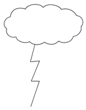 Easy-to-Draw Cartoon Lightning