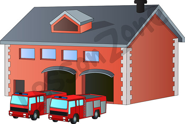 fire station clip art - photo #5