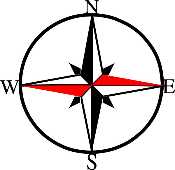 Compass North South East West - ClipArt Best