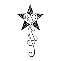 Star And Heart Tattoo Designs