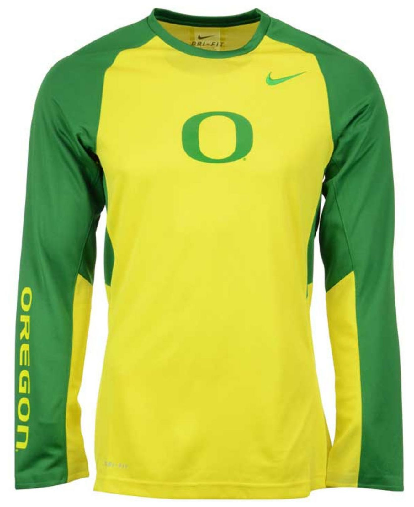 Nike Men's Long-sleeve Oregon Ducks Elite Shootaround T-shirt in ...
