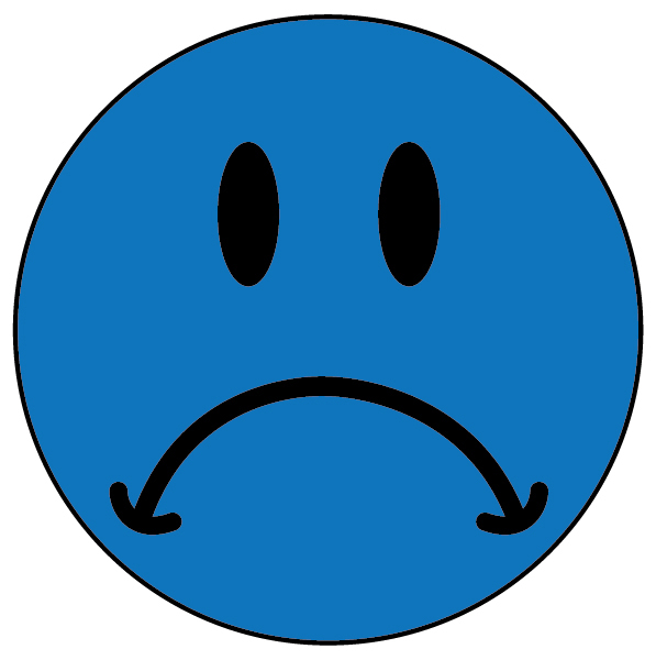 Sad Face Emoticon | Free Download Clip Art | Free Clip Art | on ...