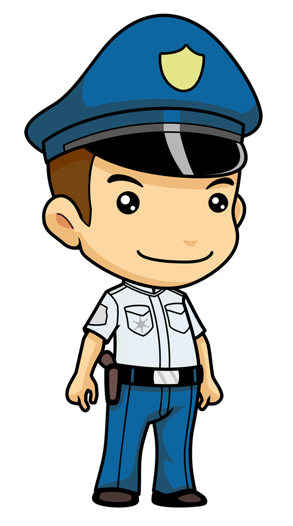 Cute Police Clipart