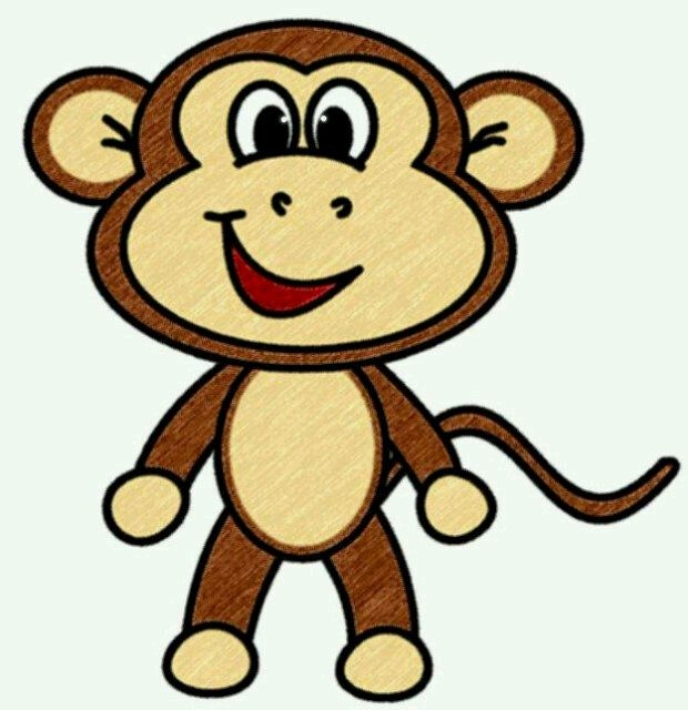 clipart of monkey face - photo #24
