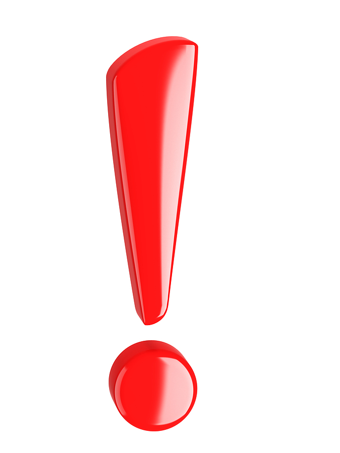red exclamation mark clipart - photo #5