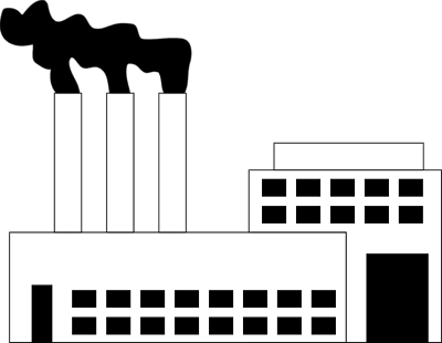 472 views Factory clipart black and white