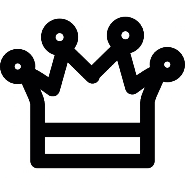 Crown of king, IOS 7 interface symbol Icons | Free Download