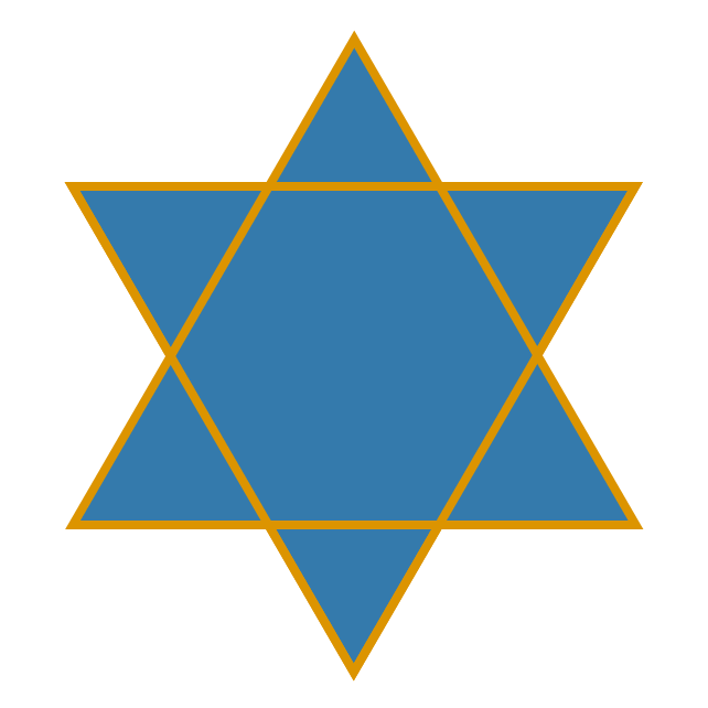 Star of david clipart free