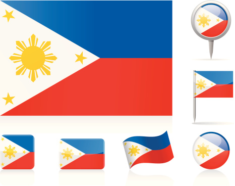 Philippines Flag Clip Art, Vector Images & Illustrations