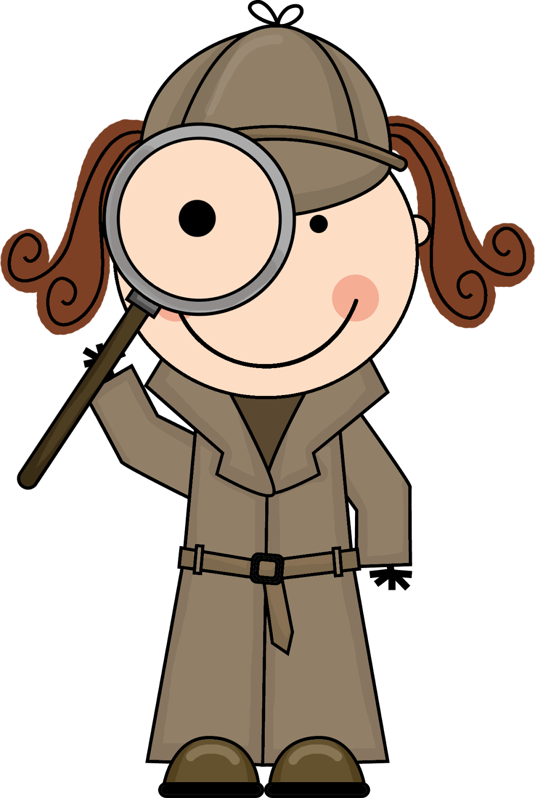 Child With Magnifying Glass Clipart - ClipArt Best