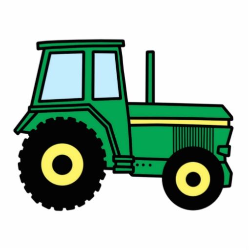 Cartoon tractor clipart