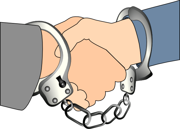 Handcuffs Clip Art - vector clip art online, royalty ...