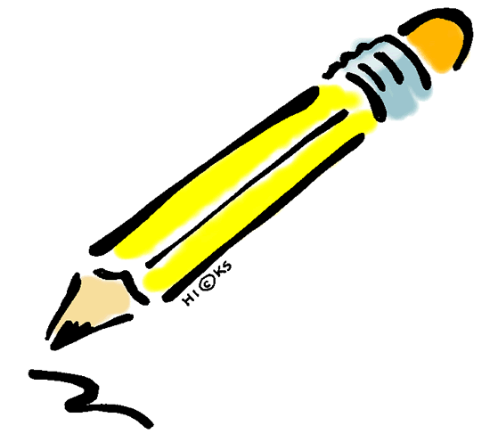 Clipart pencil writing - ClipartFox