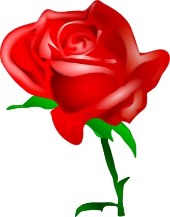 Rose clip art vector