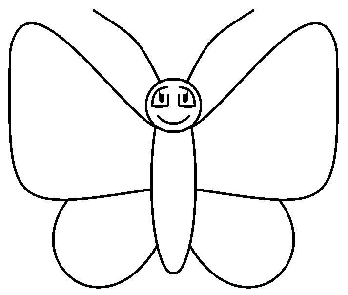 Butterfly Lineart | Free Download Clip Art | Free Clip Art | on ...