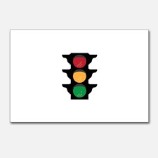 Traffic Light Postcards | Traffic Light Post Card Design Template