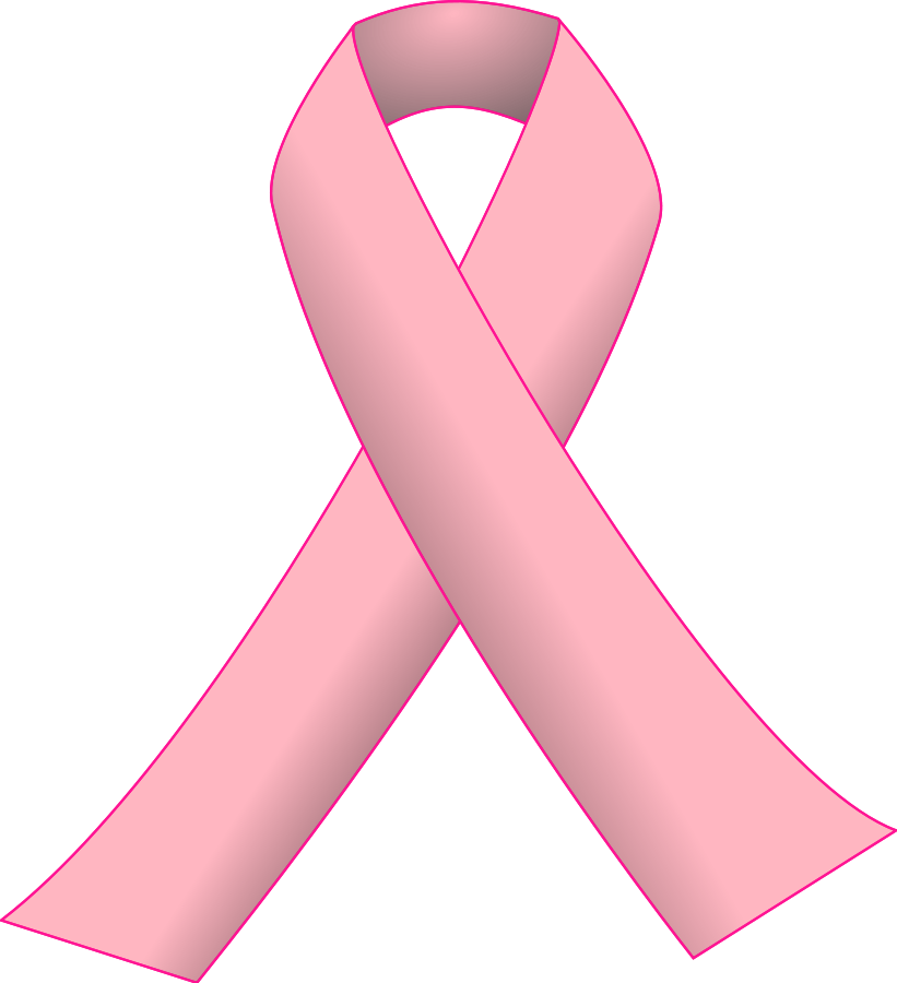Pink ribbon svg vector file vector clip art svg file free image #36679