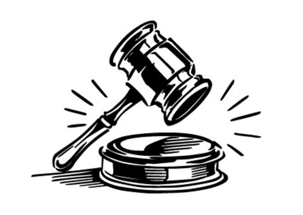 Judge In Courtroom Clipart