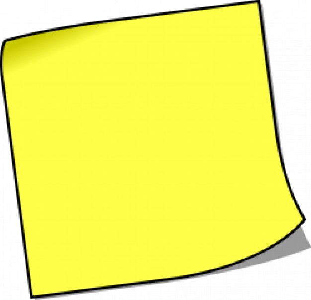 Blank sticky note Vector | Free Download