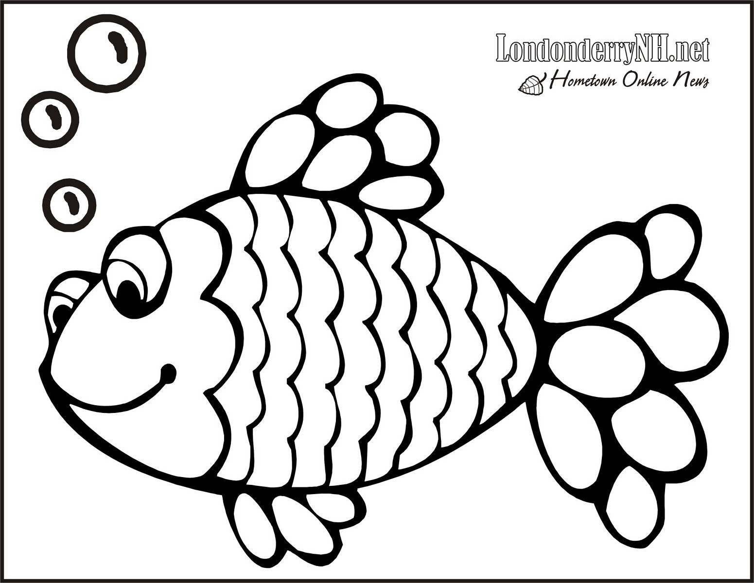 Best Photos of Rainbow Fish Coloring Page - Rainbow Fish Coloring ...