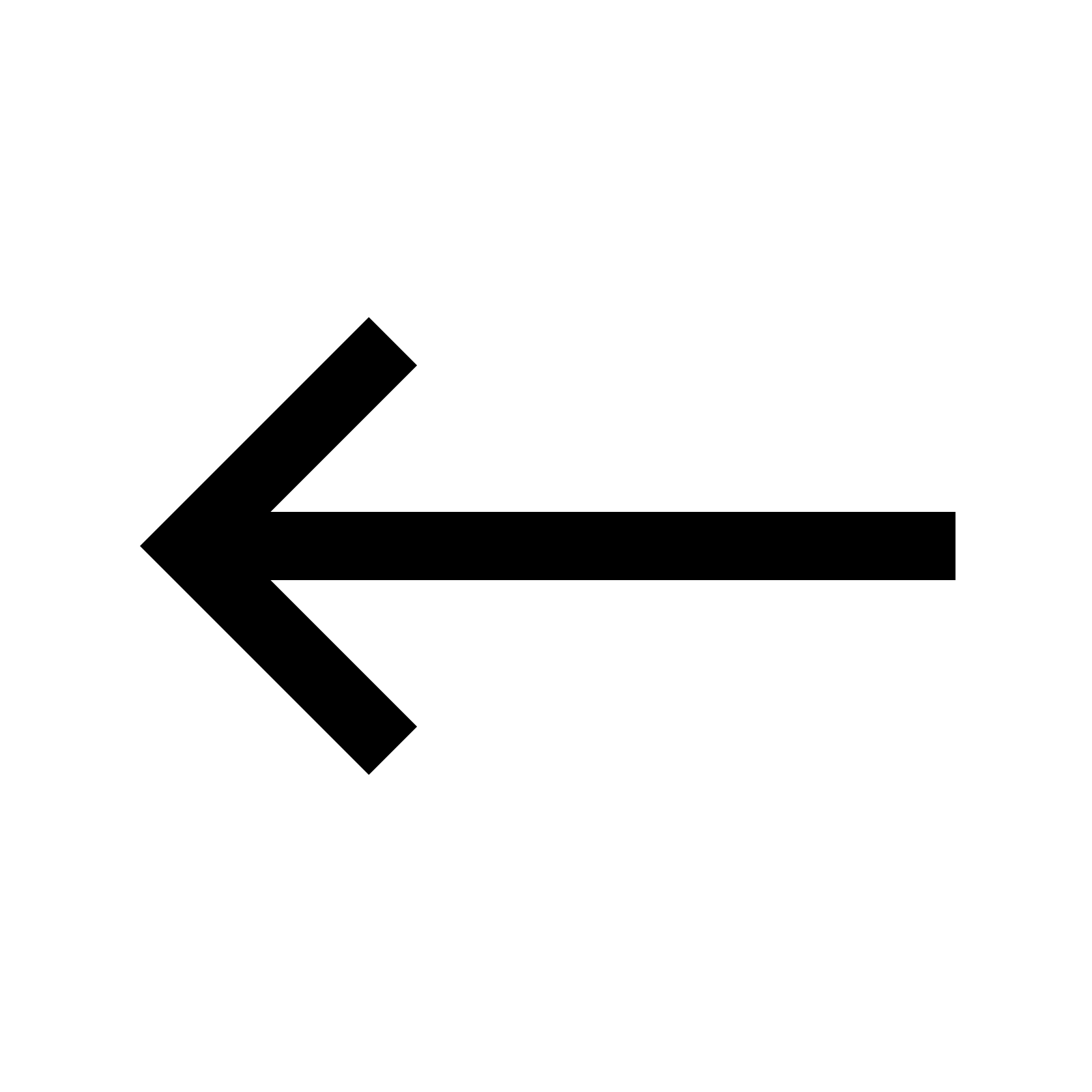 Long Arrow Left Icon - Free Download at Icons8