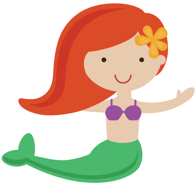 Mermaid clipart cute