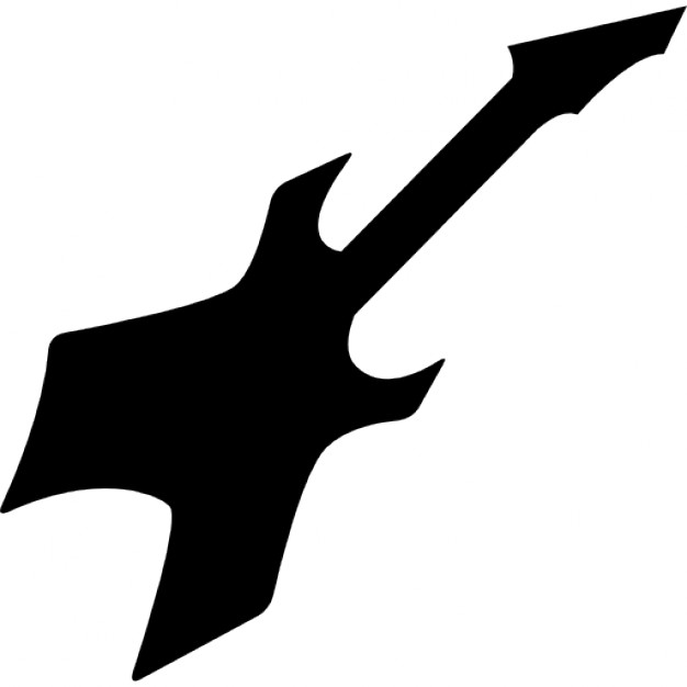 Electric guitar silhouette Icons | Free Download
