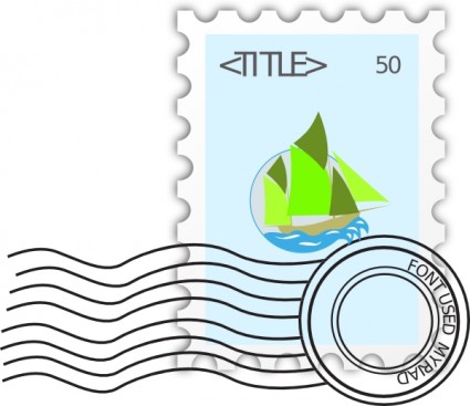 Clip art postage stamp templates