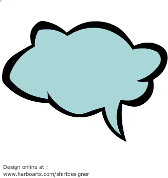 Download : Speech Bubble Cloud - Vector Graphic