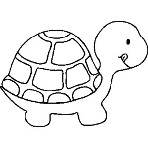 Turtle Outline Clipart