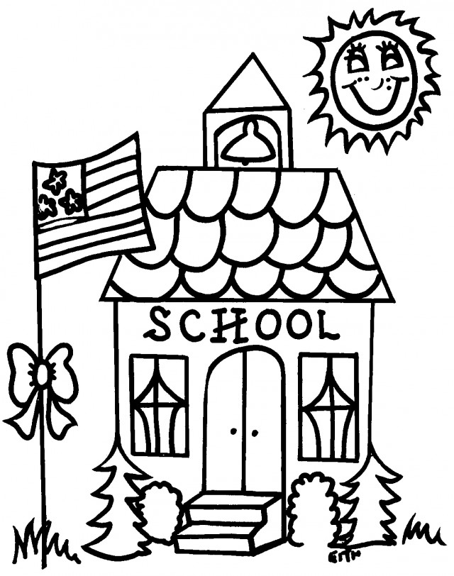 school clipart free black and white - photo #24