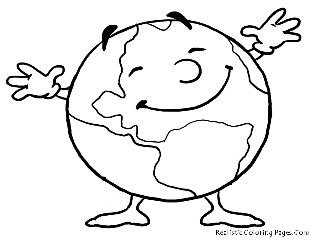 Earth Coloring Pages Printable - Free Clipart Images