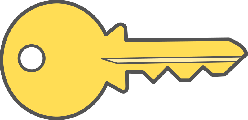 Door Key Clipart