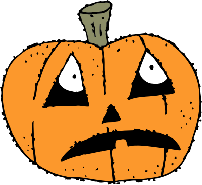 492 views Scary pumpkin clip art