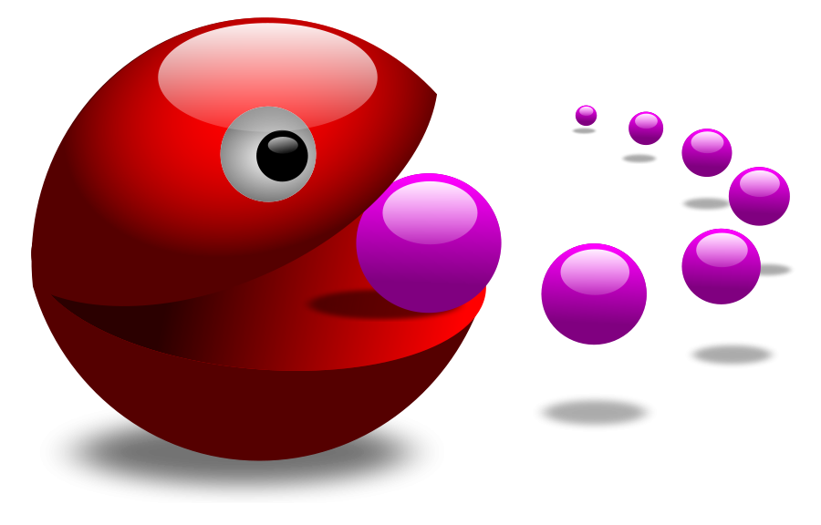 Pacman game clipart