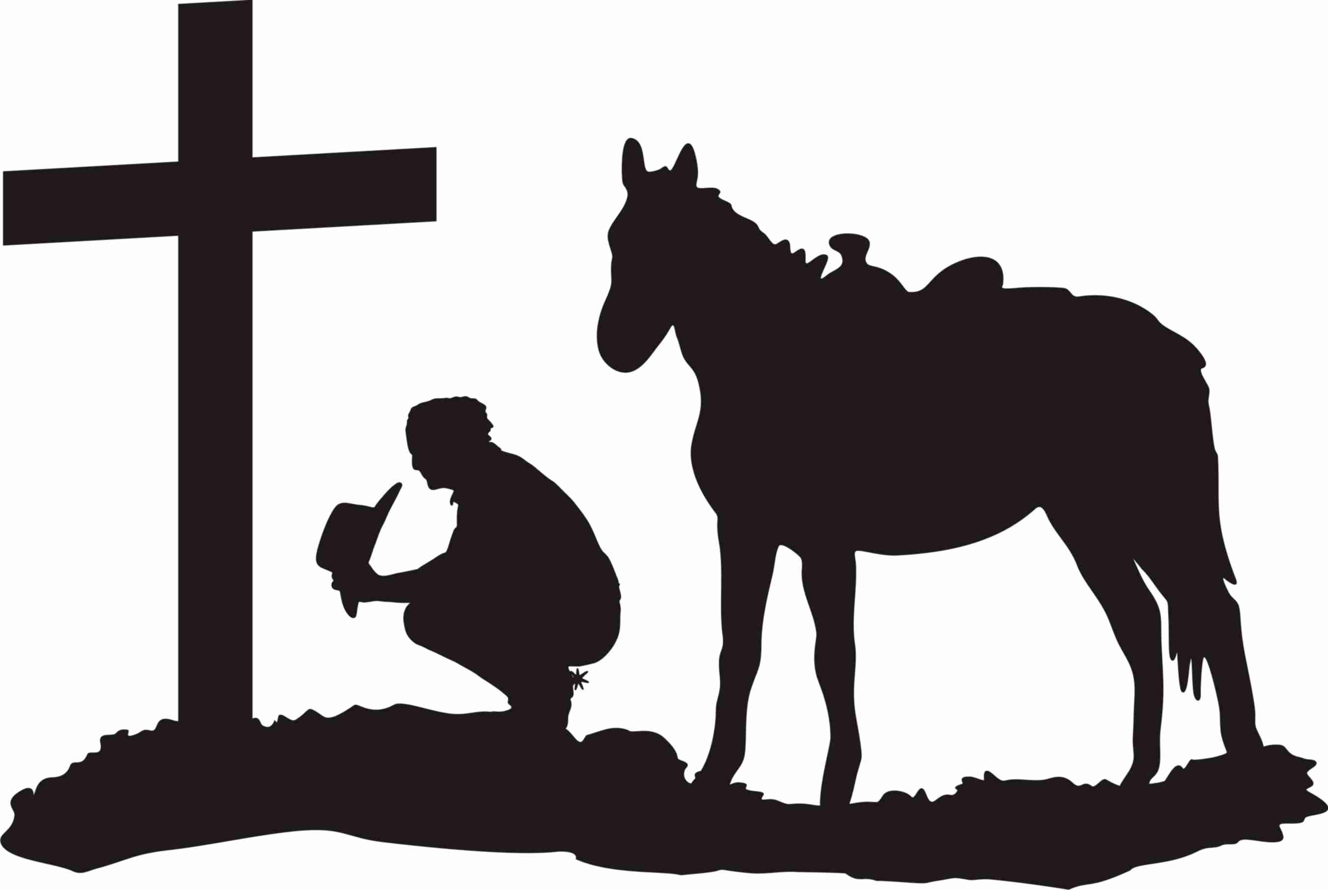 46+ Praying at The Cross Clipart