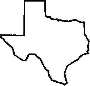 Clipart state of texas