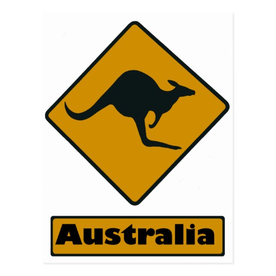 kangaroo crossing clip art - photo #13