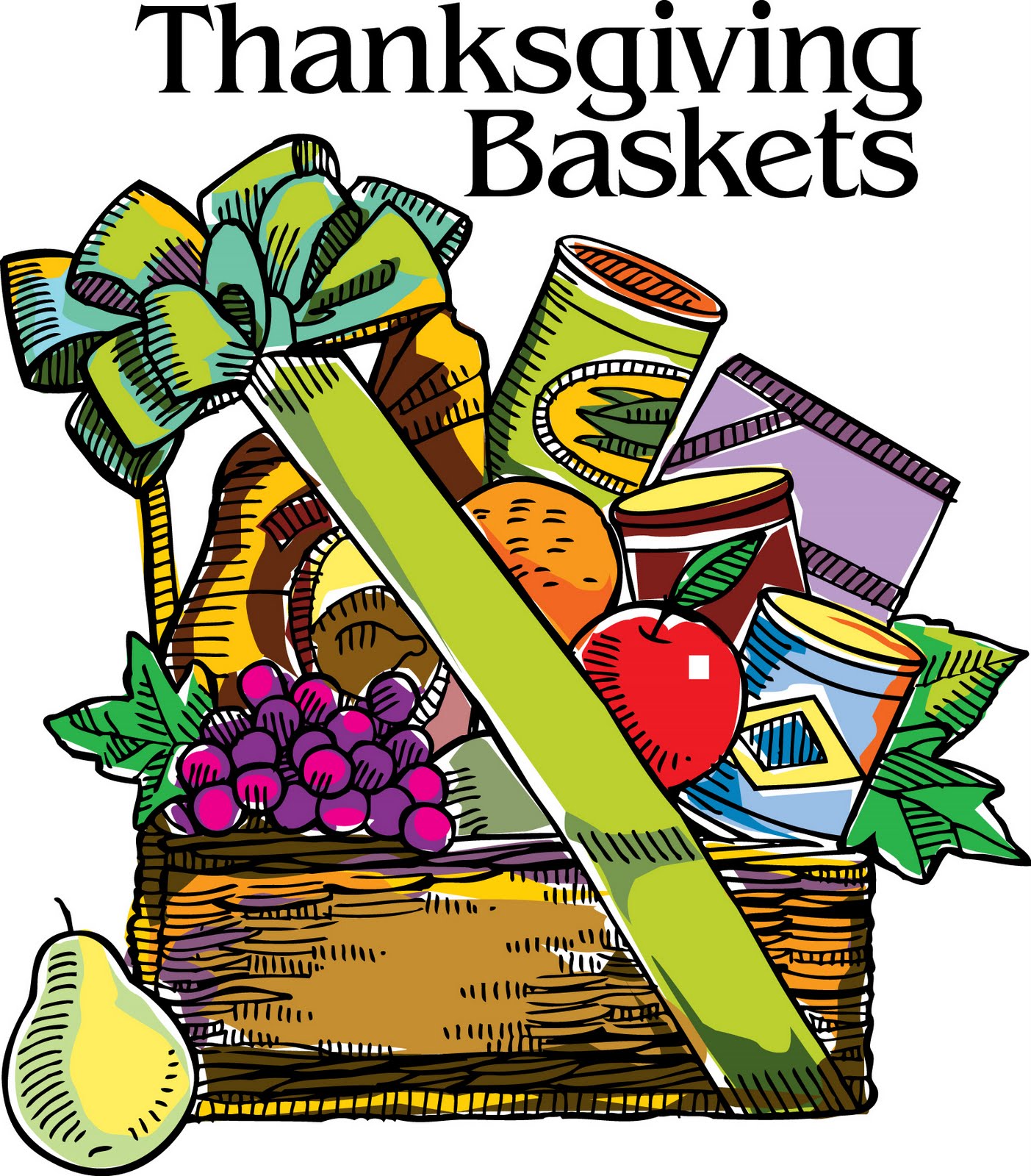 Food Basket Clipart