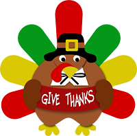 Give Thanks Turkey | Thanksgiving Clip Art - Christart. - ClipArt ...