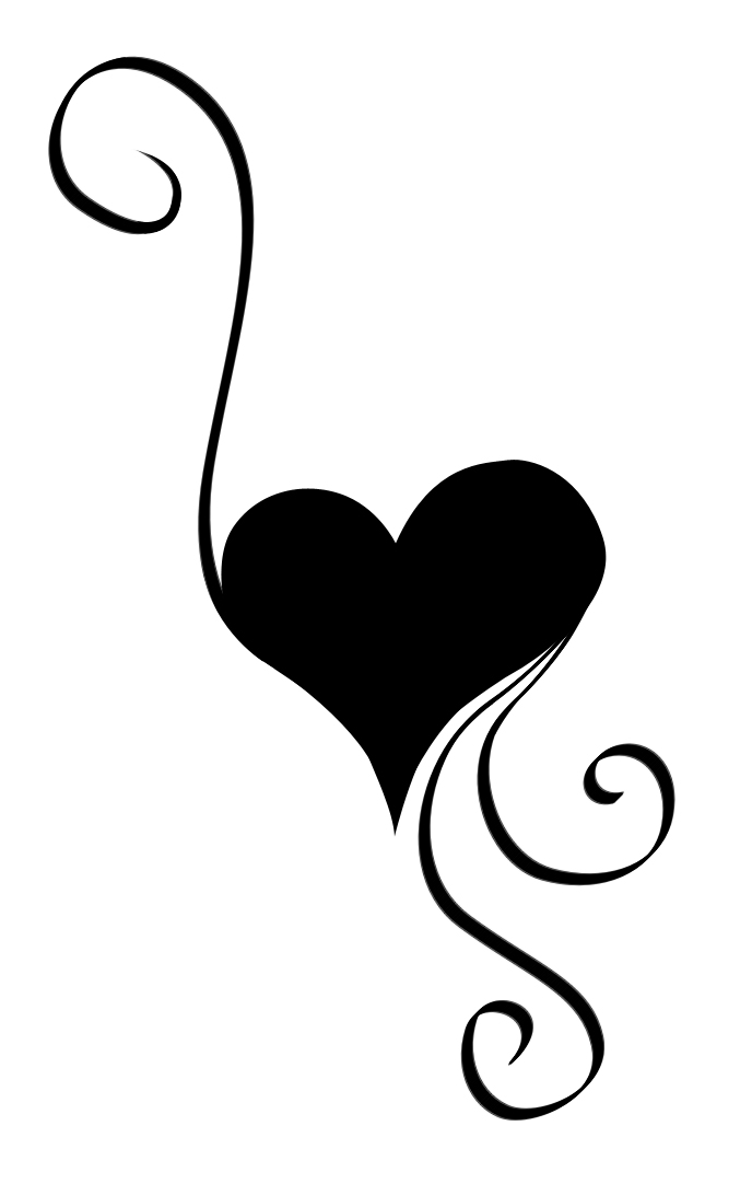 free black and white swirl clip art - photo #27