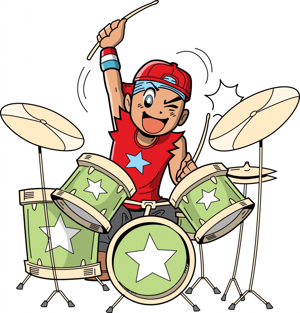 free cartoon rock band clipart - photo #50