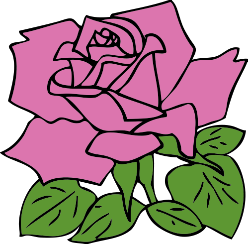 Free Rose Clipart - Public Domain Flower clip art, images and graphics