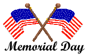 Memorial Day clip art plus titles and flag bookends with patriotic ...